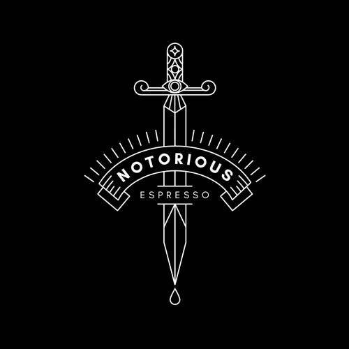 Logo design for Notorious espresso